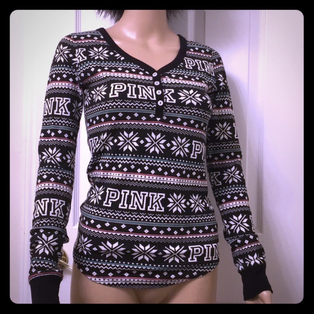 PINK Sweatshirt Tops/Sleepwear Size: XS